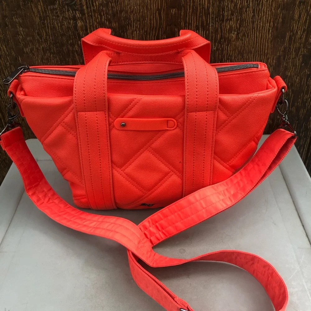 Lug Dory Neon Orange Luxe VL Crossbody Bag